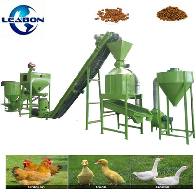 Pallina dell'alimentazione del pollame della macchina avvolgitrice di allungamento dell'alimentazione animale che fa linea macchine da vendere
